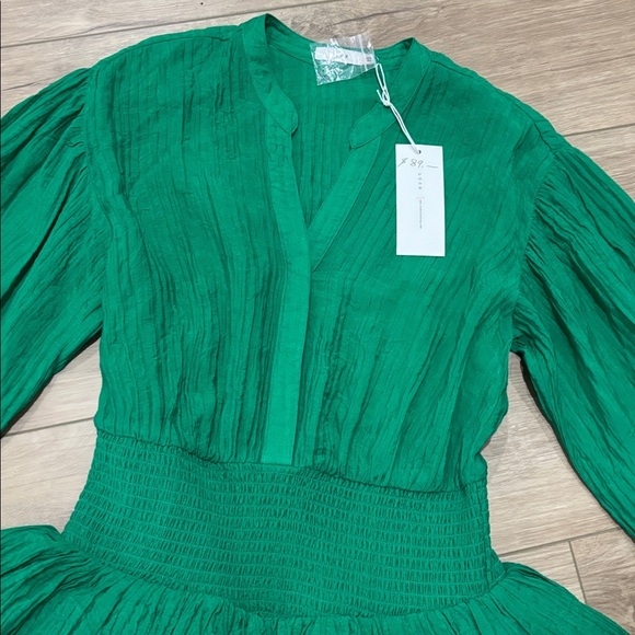 Lush Jade Emerald Green long sleeve dress size medium new with tags - Picture 3 of 8